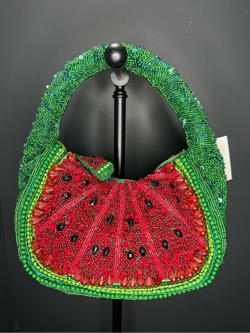 New Viral Beaded Purse Bag Made in India Summer Resort Novelty Watermelon